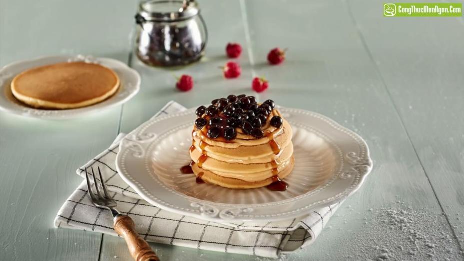 Pancake trà sữa trân châu