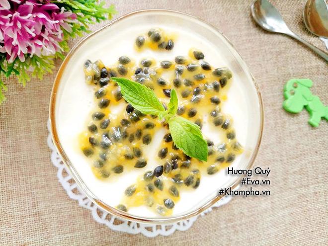 Panna cotta chanh dây chuẩn vị, ăn đã miệng mùa hè