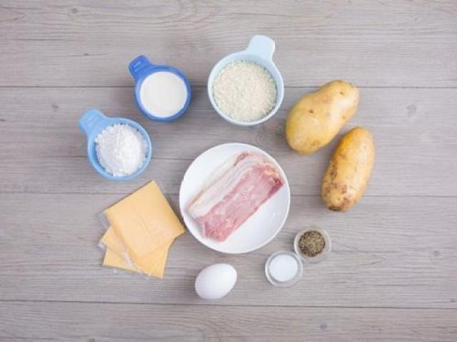 Phát cuồng với khoai tây bọc phô mai chiên giòn ngoài, trong tan chảy