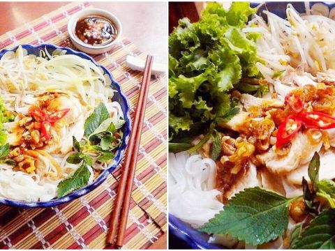 pho ga tron sot me de lam cho bua sang Phở gà trộn sốt me dễ làm cho bữa sáng