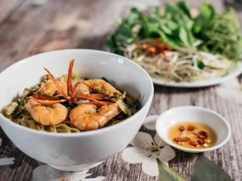 pho san nhun tom thit Phở sắn nhưn tôm thịt