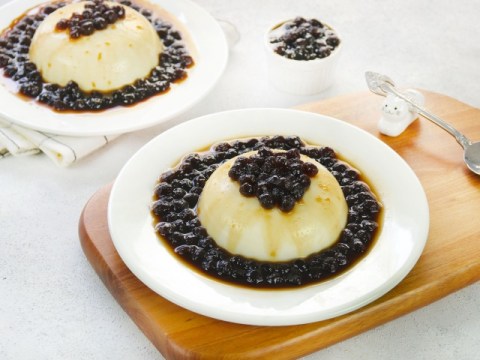 pudding sua tuoi tran chau Pudding sữa tươi trân châu