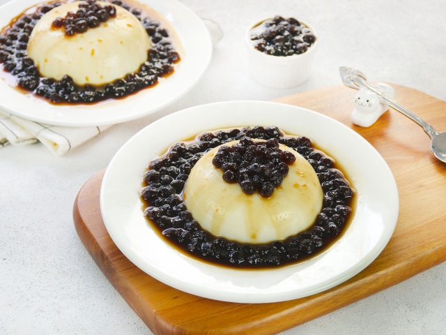 Pudding sữa tươi trân châu