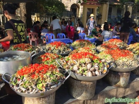 ruc ro nhung hang oc ninh hoa 'Rực rỡ 'những hàng ốc Ninh Hòa