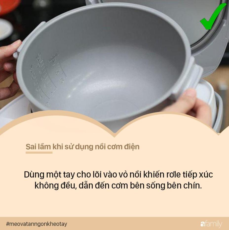 Sai lầm mẹ nào cũng mắc bảo sao nồi cơm điện vừa nhanh hỏng lại còn dễ gây bệnh ung thư