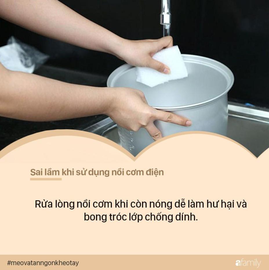 Sai lầm mẹ nào cũng mắc bảo sao nồi cơm điện vừa nhanh hỏng lại còn dễ gây bệnh ung thư