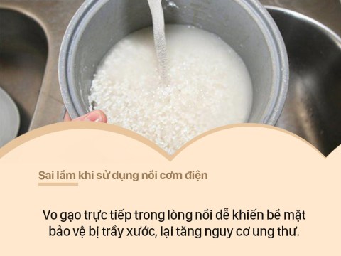 sai lam me nao cung mac bao sao noi com dien vua nhanh hong lai con de gay benh un Sai lầm mẹ nào cũng mắc bảo sao nồi cơm điện vừa nhanh hỏng lại còn dễ gây bệnh ung thư