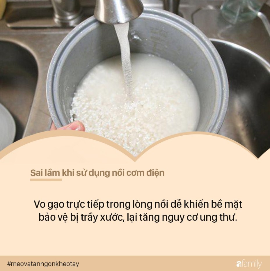 Sai lầm mẹ nào cũng mắc bảo sao nồi cơm điện vừa nhanh hỏng lại còn dễ gây bệnh ung thư