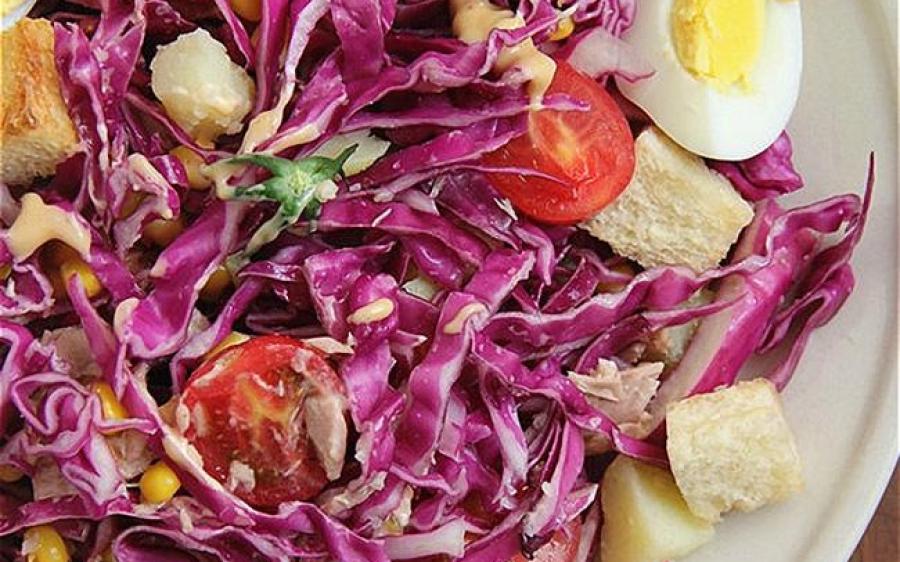 Salad bắp cải tím món ăn "thần thánh" cho cô nàng muốn giảm cân