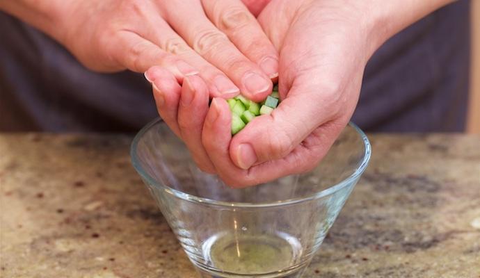 Salad đậu hũ mát mịn hấp dẫn