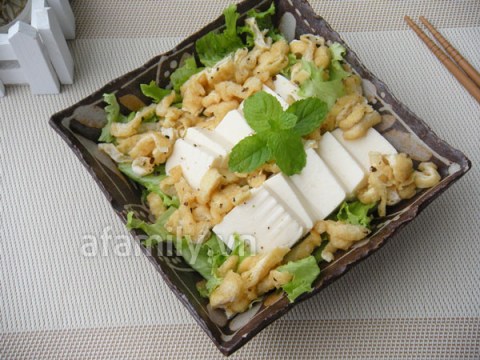 salad dau phu cho ngay an chay Salad đậu phụ cho ngày ăn chay