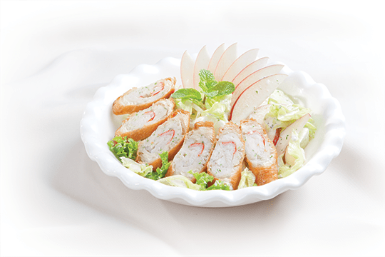 Salad dồi quẩy