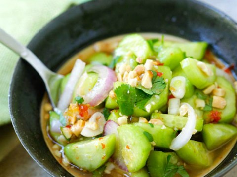 salad dua chuot da mat ngon mieng Salad dưa chuột đã mắt, ngon miệng