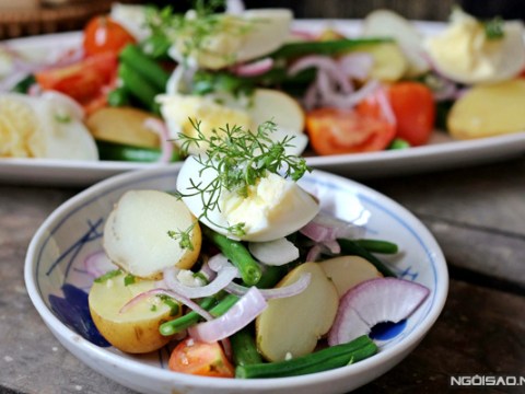 salad khoai tay cho tiec noel Salad khoai tây cho tiệc Noel