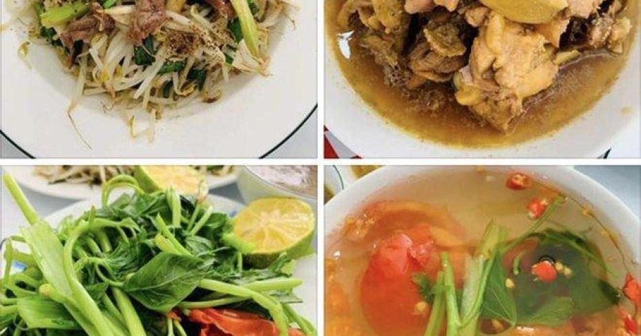 Sao Việt khoe mâm cơm 