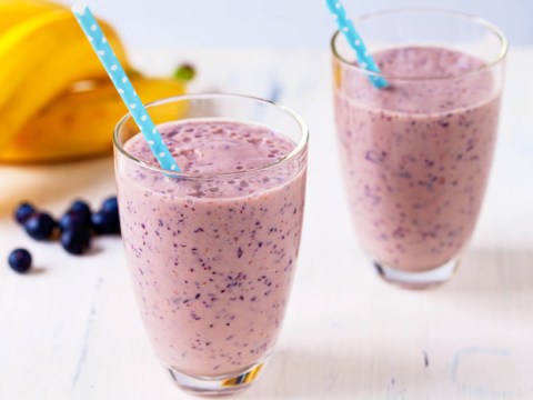 smoothie chuoi viet quat Smoothie chuối việt quất