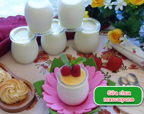 Sữa chua kem tươi mascarpone thơm mát bổ dưỡng cho bé