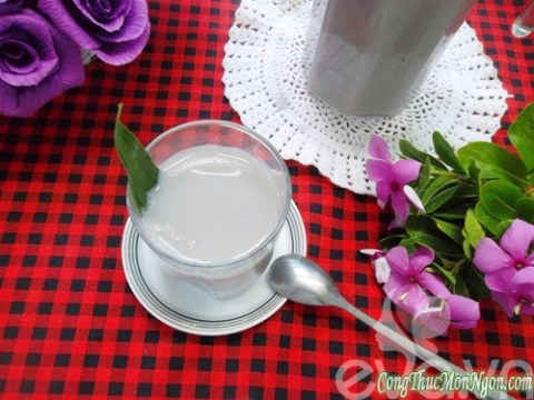 sua dau do giai nhiet mua he Sữa đậu đỏ giải nhiệt mùa hè