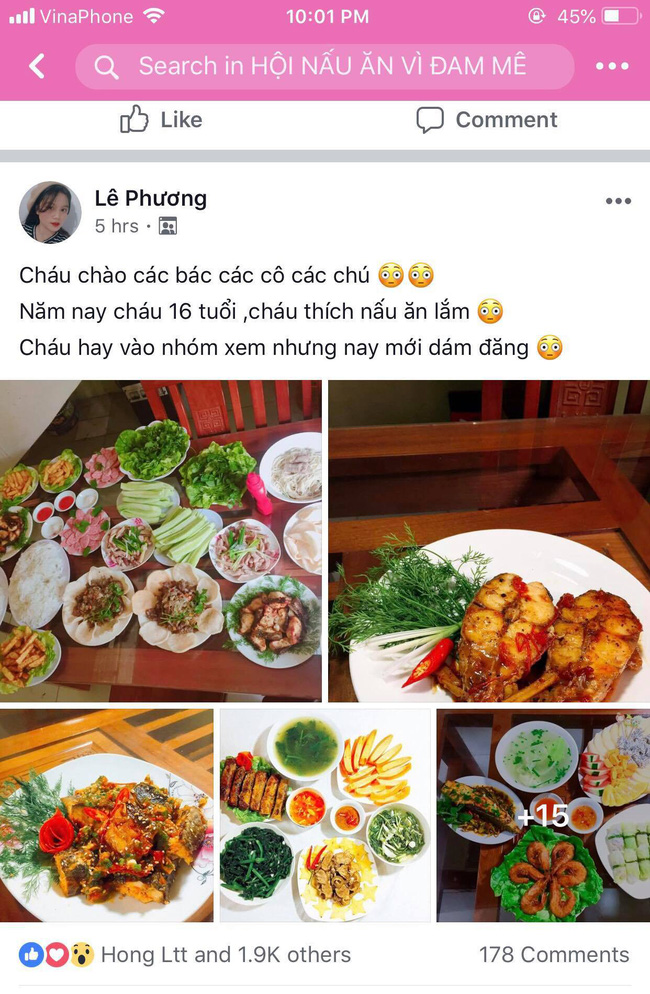 Sững sờ với những mâm cơm chuẩn không cần chỉnh của em gái Hà Nội mới 16 tuổi