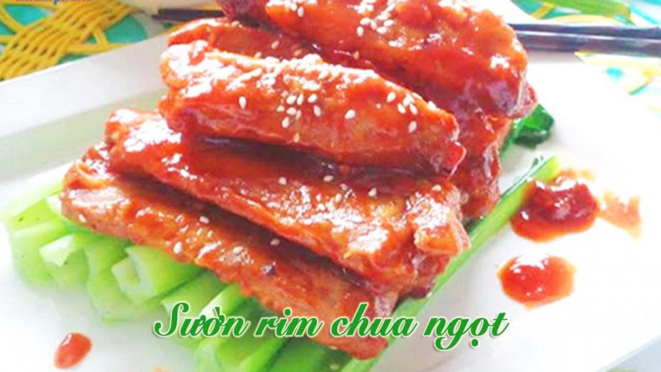 Sườn rim chua ngọt ngon cơm ngày Tết