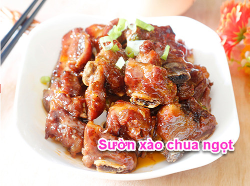 Sườn xào chua ngọt ăn mãi chẳng chán