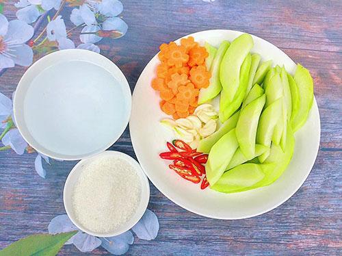 Susu ngâm chua ngọt đưa cơm