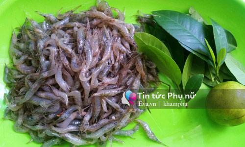 Tép rang lá chanh cho ngày mát trời