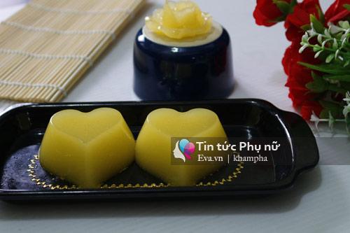 Thạch ngô trong veo, mát lịm ngày nắng