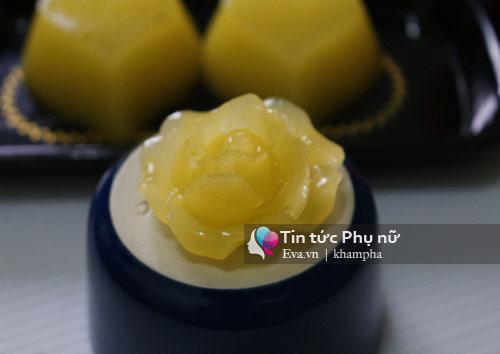 Thạch ngô trong veo, mát lịm ngày nắng