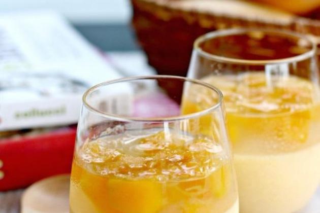 Công thức thạch sữa chua xoài hai tầng thơm mát không thể bỏ qua