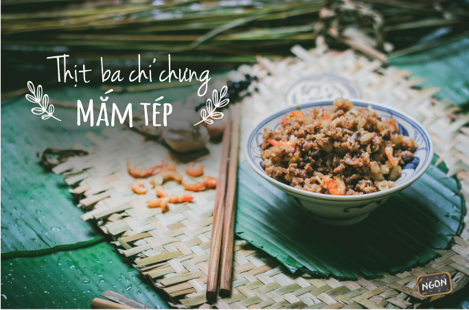 Thịt ba chỉ chưng mắm tép - nghe đã thấy thèm