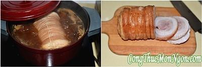 Thịt ba chỉ om ngũ vị thơm nức đậm đà