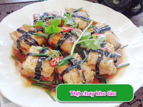 thit chay kho tau don gian ma ngon cho ngay dau thang am lich Thịt chay kho tàu đơn giản mà ngon cho ngày đầu tháng Âm lịch