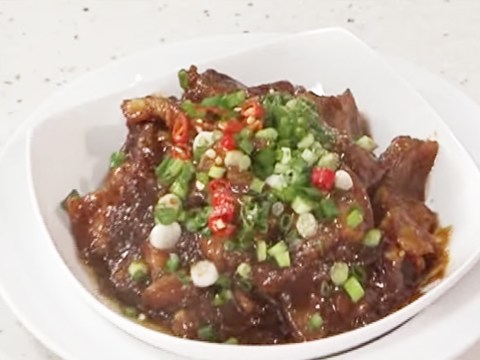 thit kho xot tuong Thịt kho xốt tương