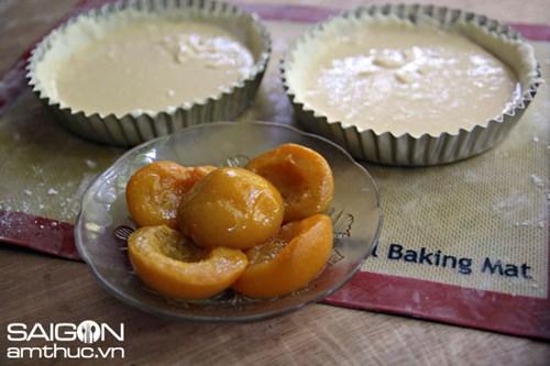 Thơm ngon, đẹp mắt bánh tart đào