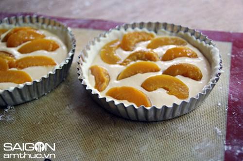 Thơm ngon, đẹp mắt bánh tart đào