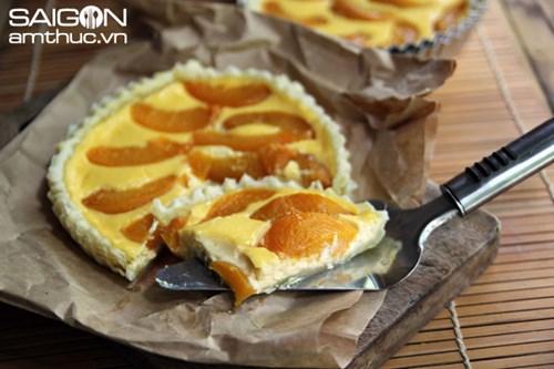 Thơm ngon, đẹp mắt bánh tart đào