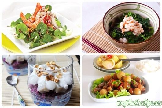 Thực đơn tuần mới xua tan nắng nóng