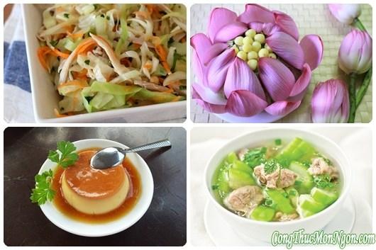 Thực đơn tuần mới xua tan nắng nóng
