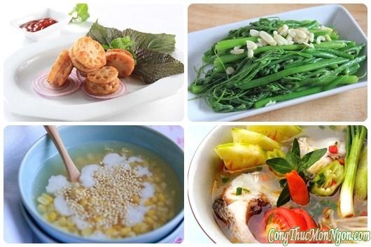 Thực đơn tuần mới xua tan nắng nóng