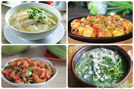 Thực đơn tuần mới xua tan nắng nóng