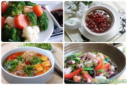 Thực đơn tuần mới xua tan nắng nóng