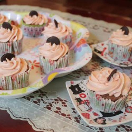 Thưởng thức chocolate cupcake - chút ngọt ngào đầu đông