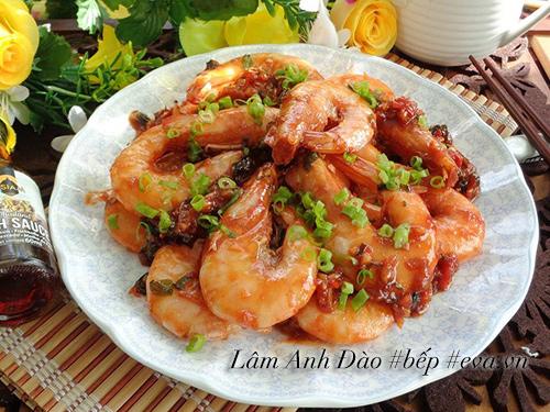 Tôm rim mặn đơn giản đưa cơm