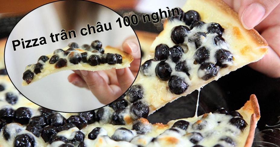 Trà sữa “xưa” rồi, pizza trân châu 100 nghìn/cái là món ăn mới nhất gây sốc tín đồ trân châu