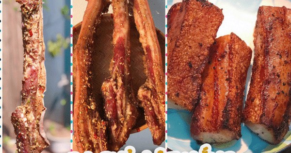Tranh thủ nắng to, làm thịt ba chỉ một nắng ăn dần