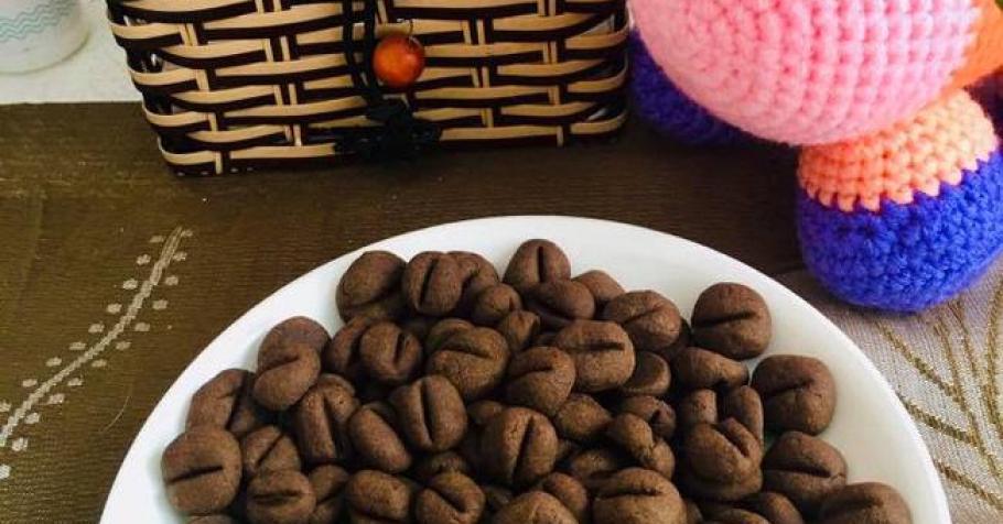 Trổ tài làm bánh cookie hạt cà phê siêu nhanh bằng nồi chiên không dầu, ai cũng khen dễ thương và thơm ngon nức nở