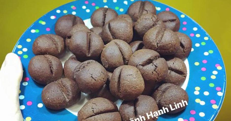 Trổ tài làm bánh cookie hạt cà phê siêu nhanh bằng nồi chiên không dầu, ai cũng khen dễ thương và thơm ngon nức nở