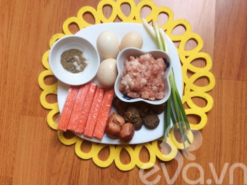 trung hap thanh cua ngon mieng dep mat Trứng hấp thanh cua ngon miệng, đẹp mắt