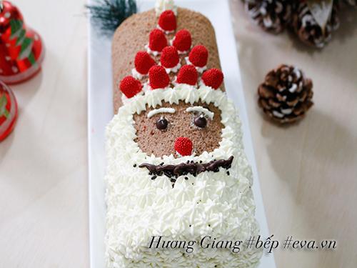 Tự làm bánh ông già Noel đẹp mắt cho bé